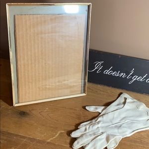 Vintage metal 8x10 picture frame #3 - wedding